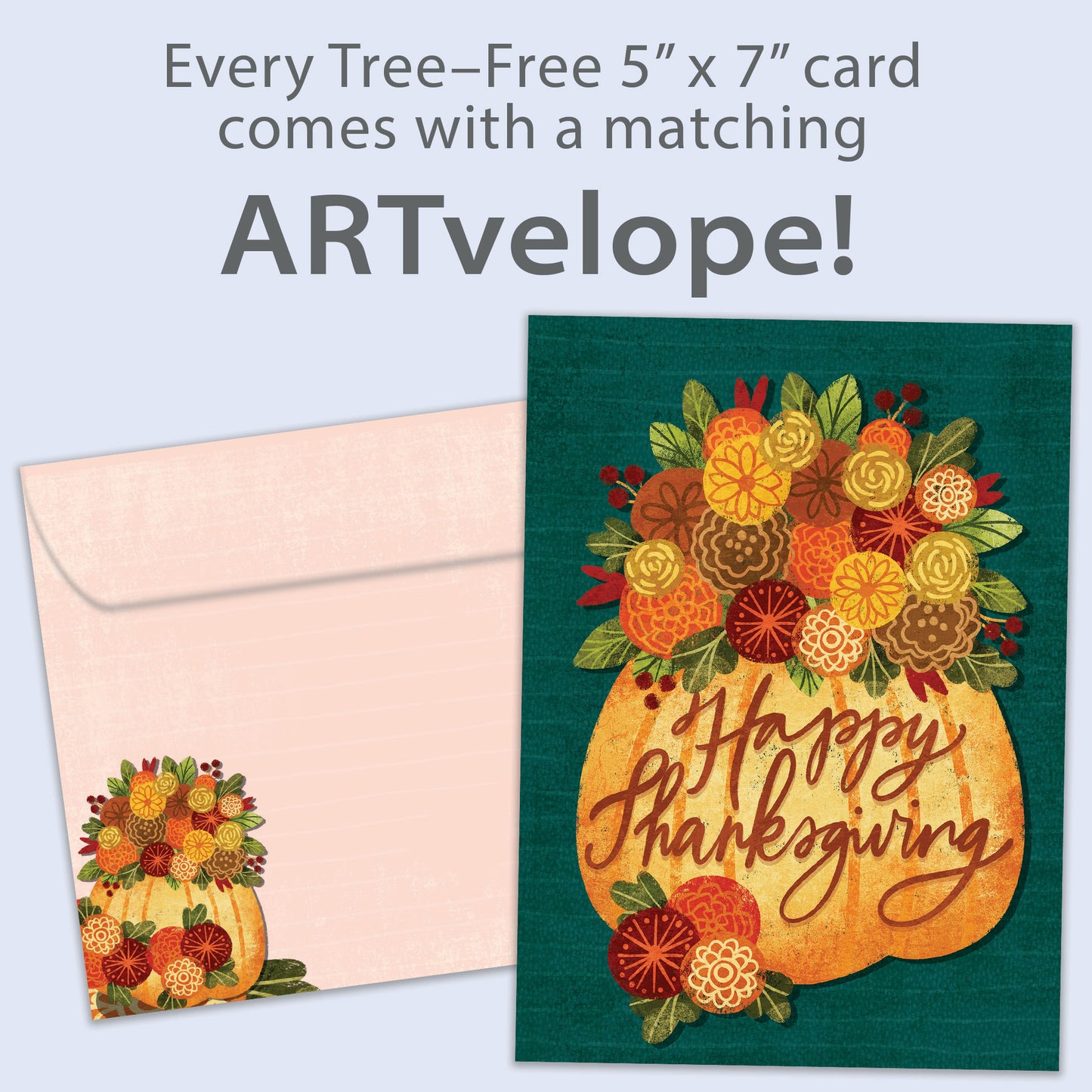 Overflowing Gratitude Thanksgiving Card