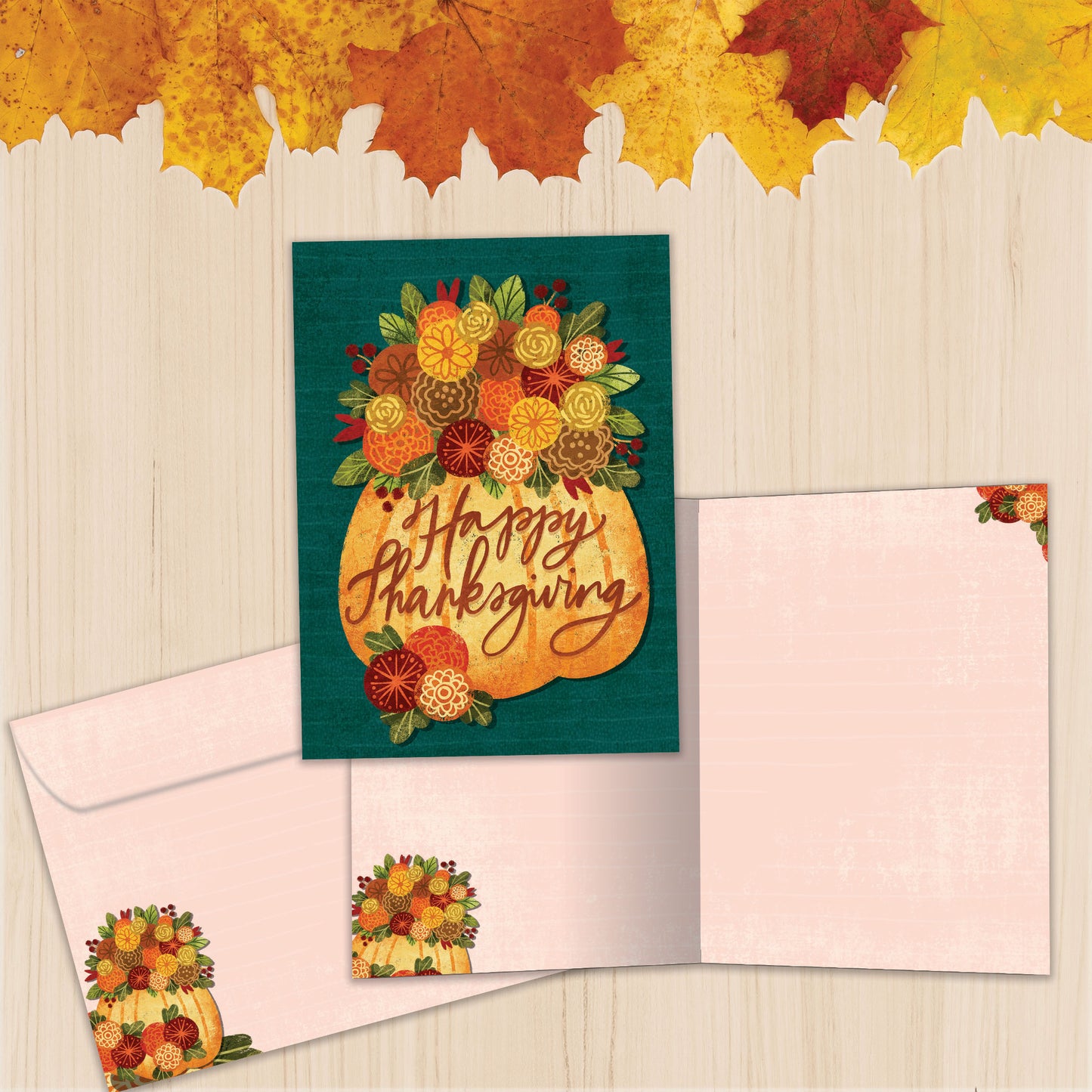 Overflowing Gratitude Thanksgiving Card