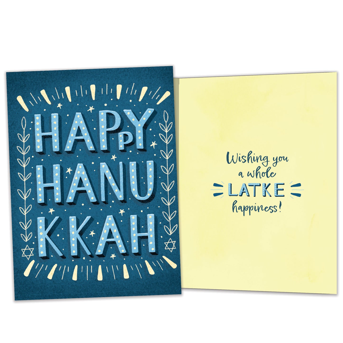 Whole Latke Happiness Hanukkah Card