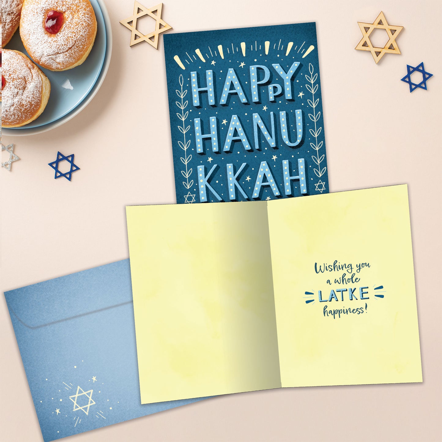Whole Latke Happiness Hanukkah Card