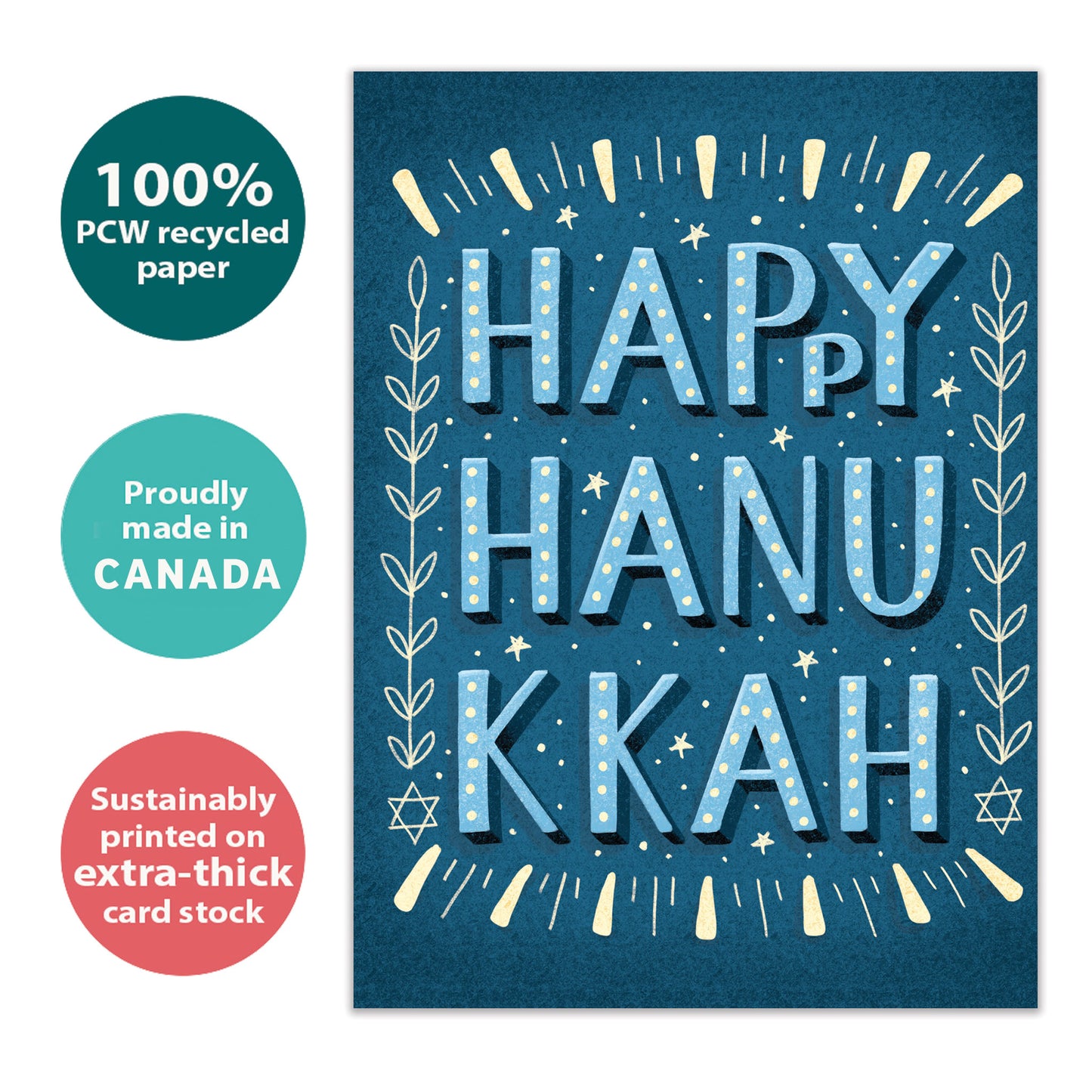 Whole Latke Happiness Hanukkah Card