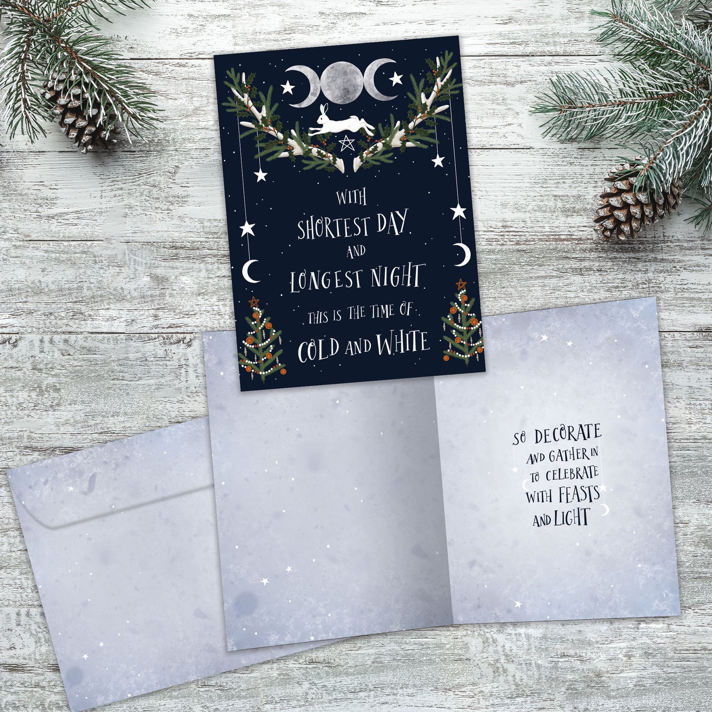Feasts and Light Solstice Card