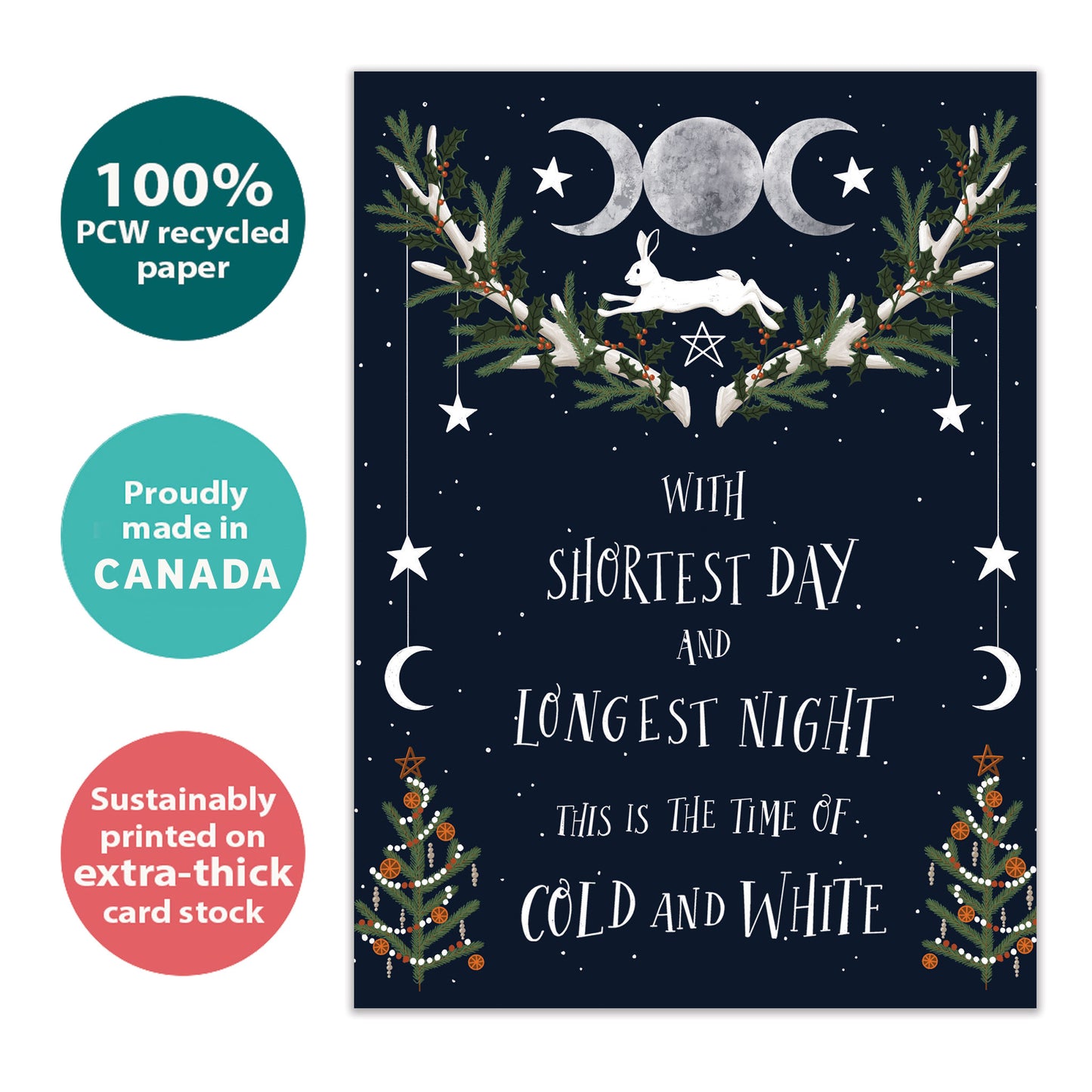 Feasts and Light Solstice Card