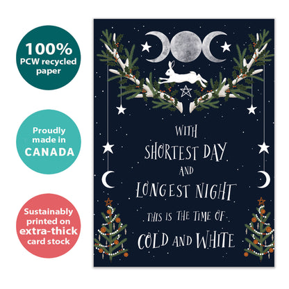Feasts and Light Solstice Card