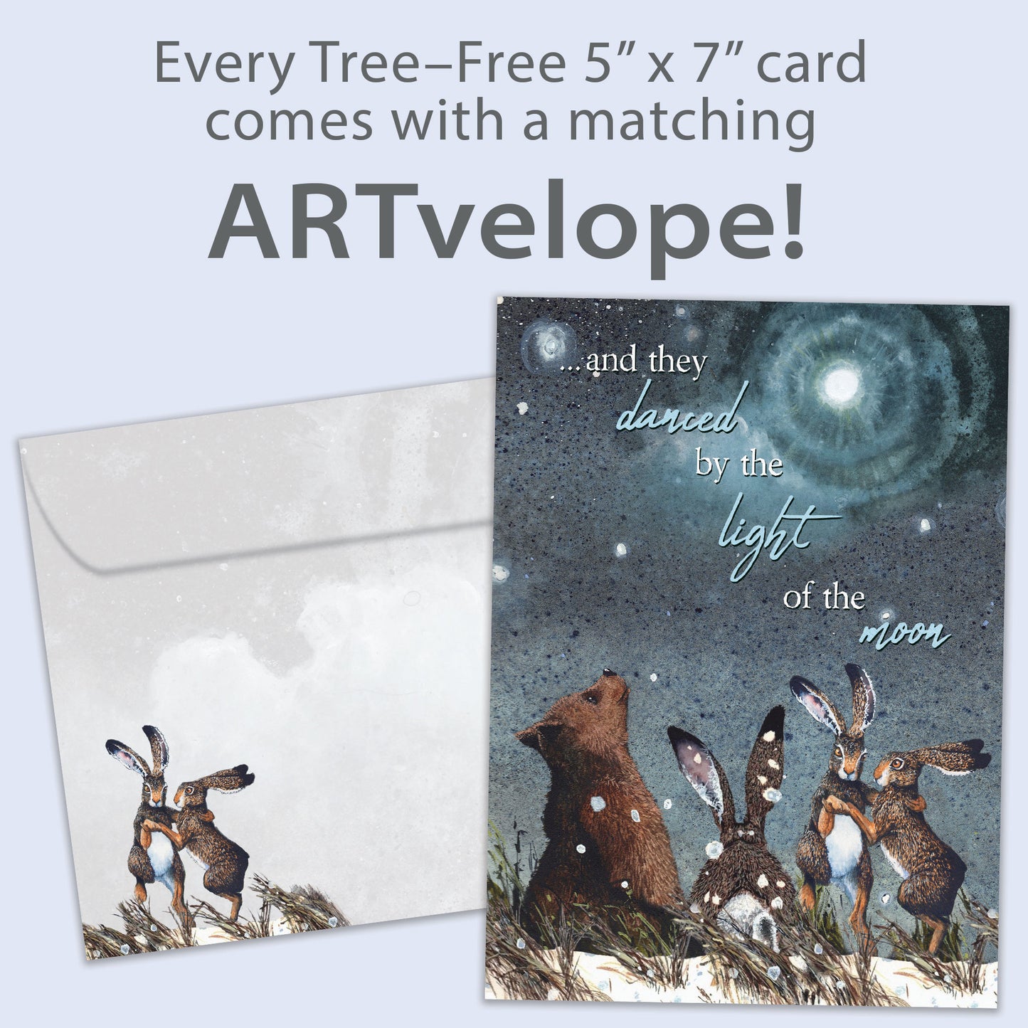 By The Light of the Moon Solstice Card