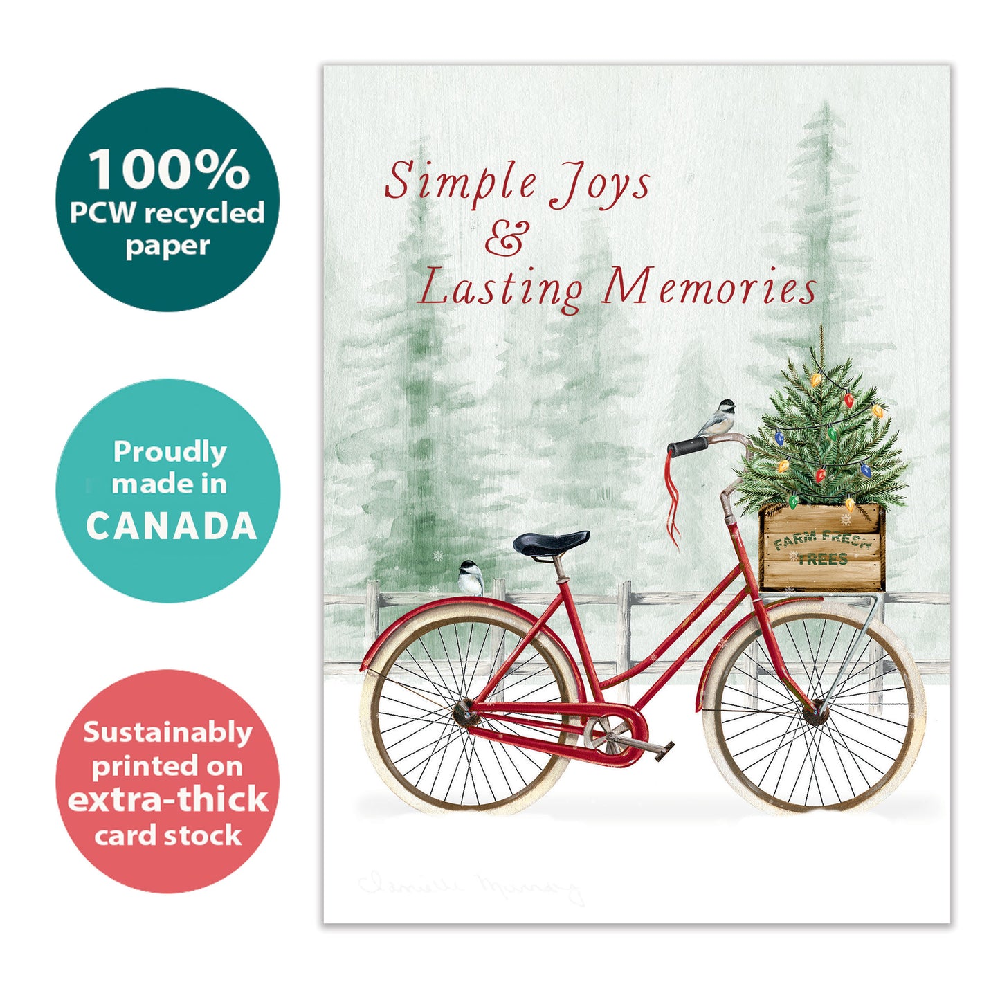 Simple Joys Christmas Card