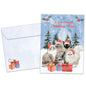 Cat Person Wishes Christmas Card