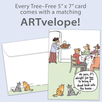 Thanksgiving Bird Thanksgiving Card