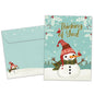 Merry Snowman Christmas Card