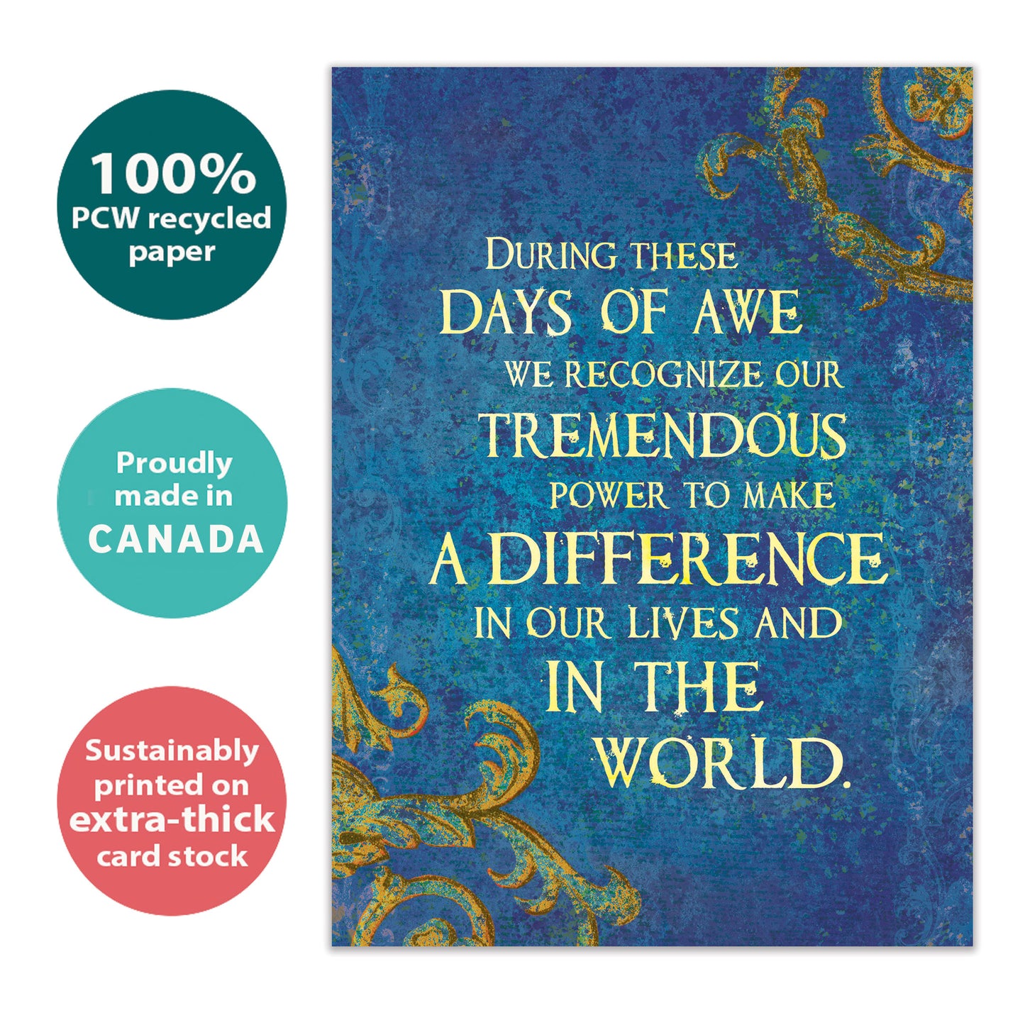 Days of Awe Rosh Hashanah Card