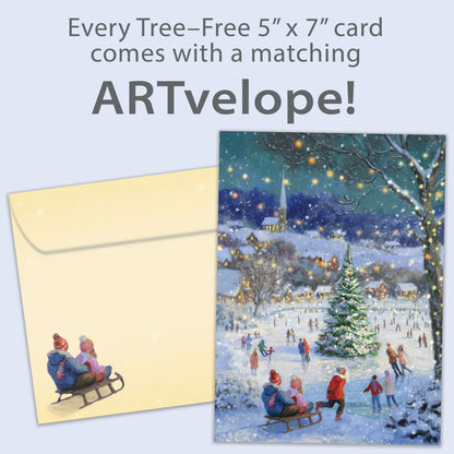 Dreaming of a White Christmas Holiday Card