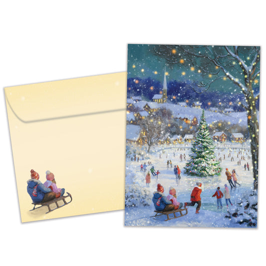 Dreaming of a White Christmas Holiday Card