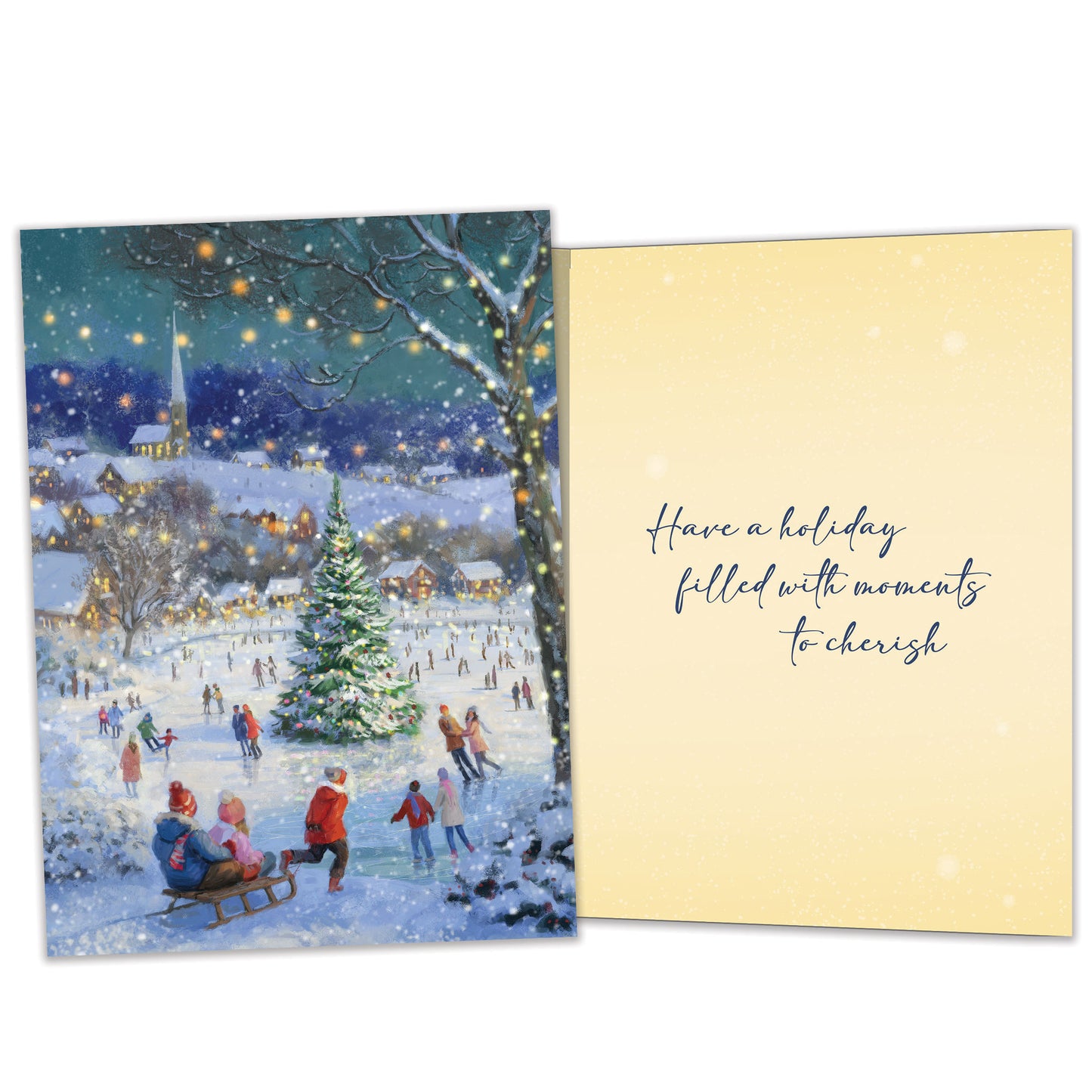 Dreaming of a White Christmas Holiday Card