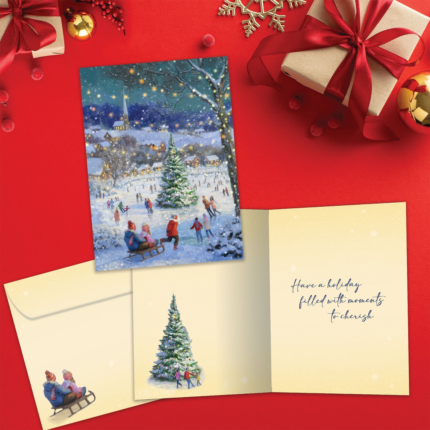 Dreaming of a White Christmas Holiday Card