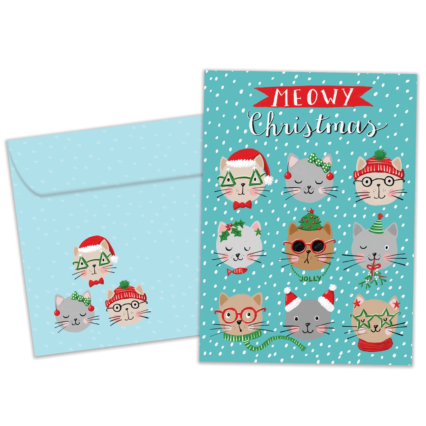 Meowy Christmas Christmas Card