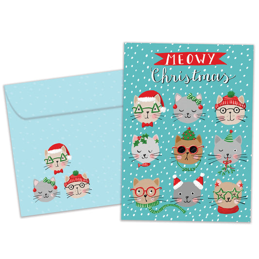 Meowy Christmas Christmas Card