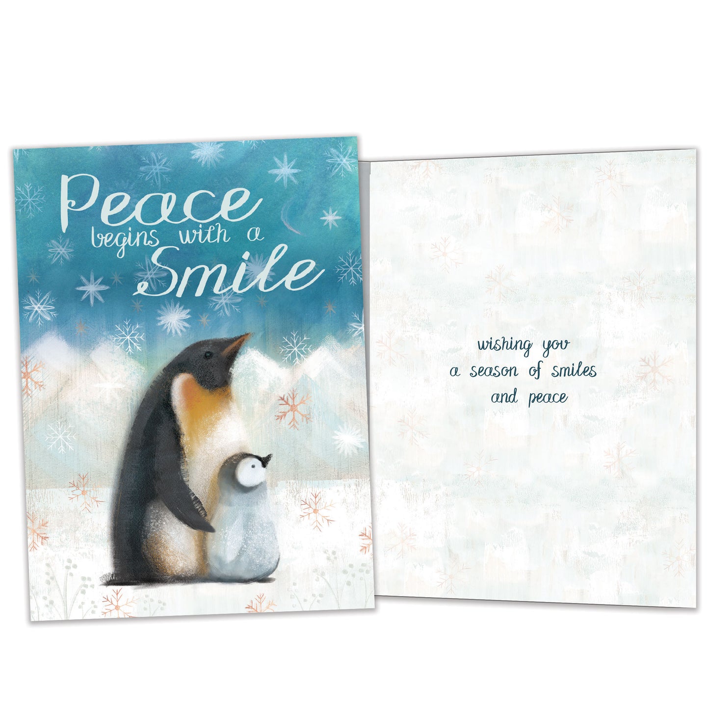 Peaceful Penguins Holiday Card