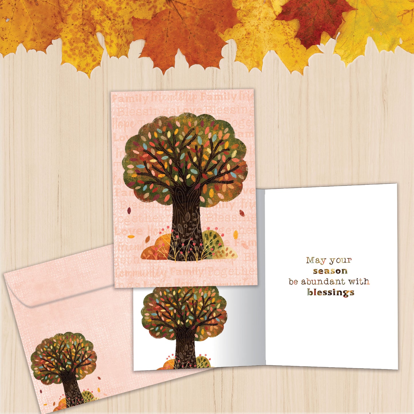 Abundant Thanksgiving Thanksgiving Card
