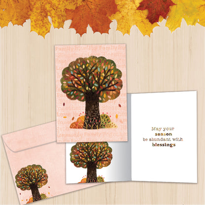 Abundant Thanksgiving Thanksgiving Card
