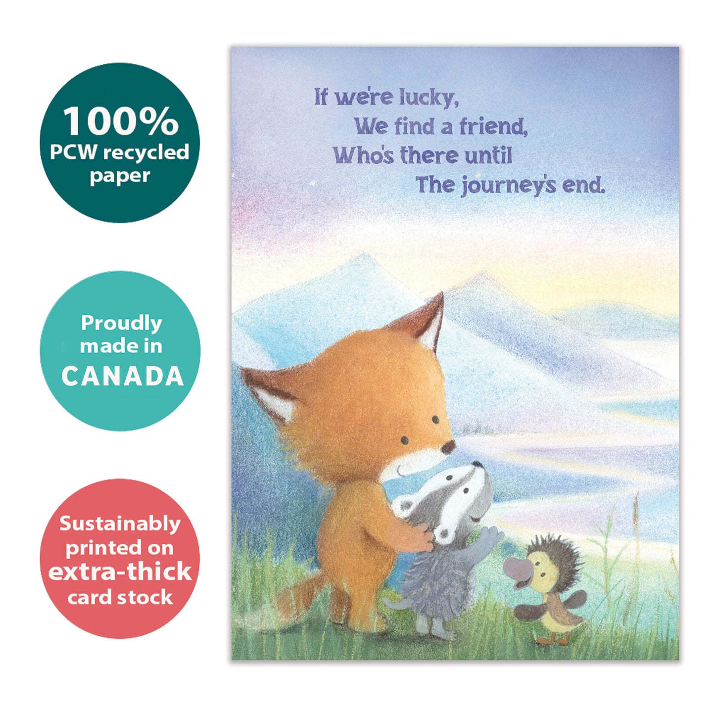Lucky Journey Friendship Card