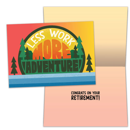 More Adventure Retirement Card