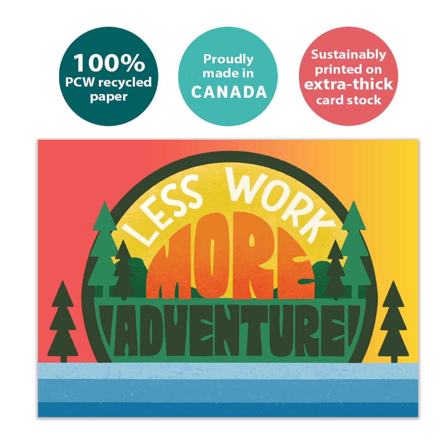 More Adventure Retirement Card