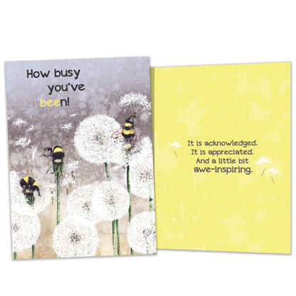 Buzzy Day Thank You Card