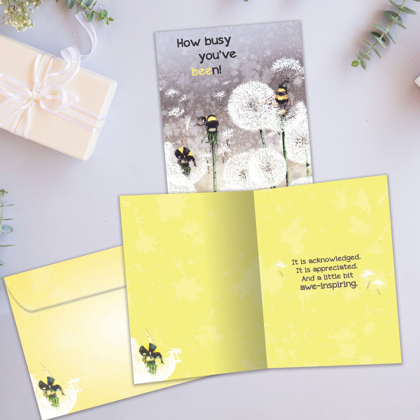Buzzy Day Thank You Card