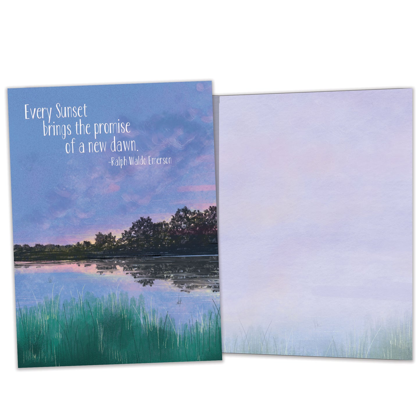 Sunset Dawn Encouragement Card