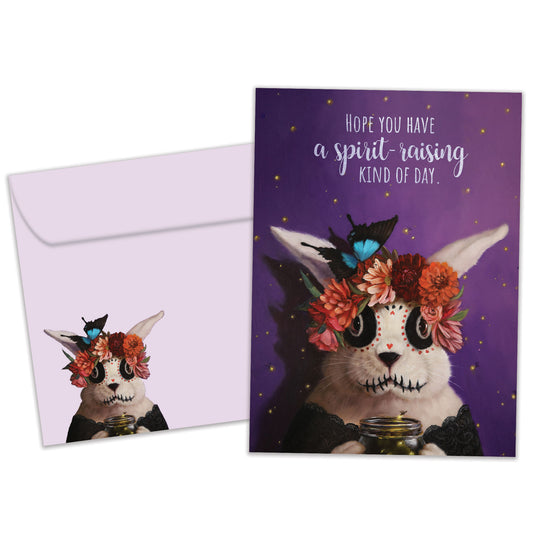 Muerto Bunny Halloween Card