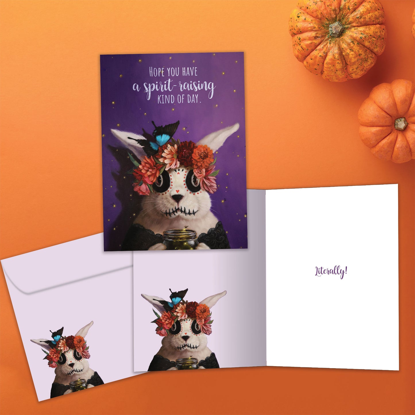 Muerto Bunny Halloween Card