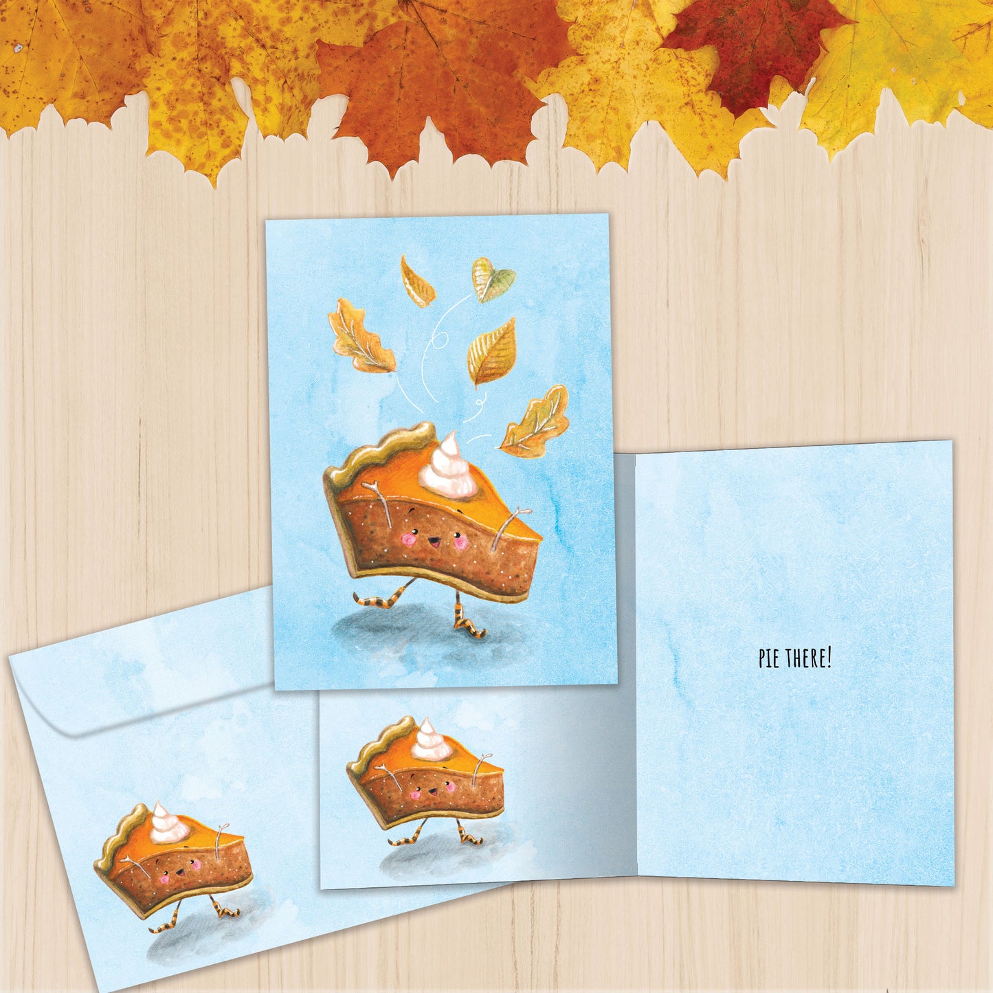 Pie There Thanksgiving Card