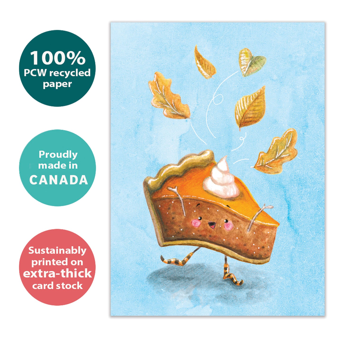 Pie There Thanksgiving Card