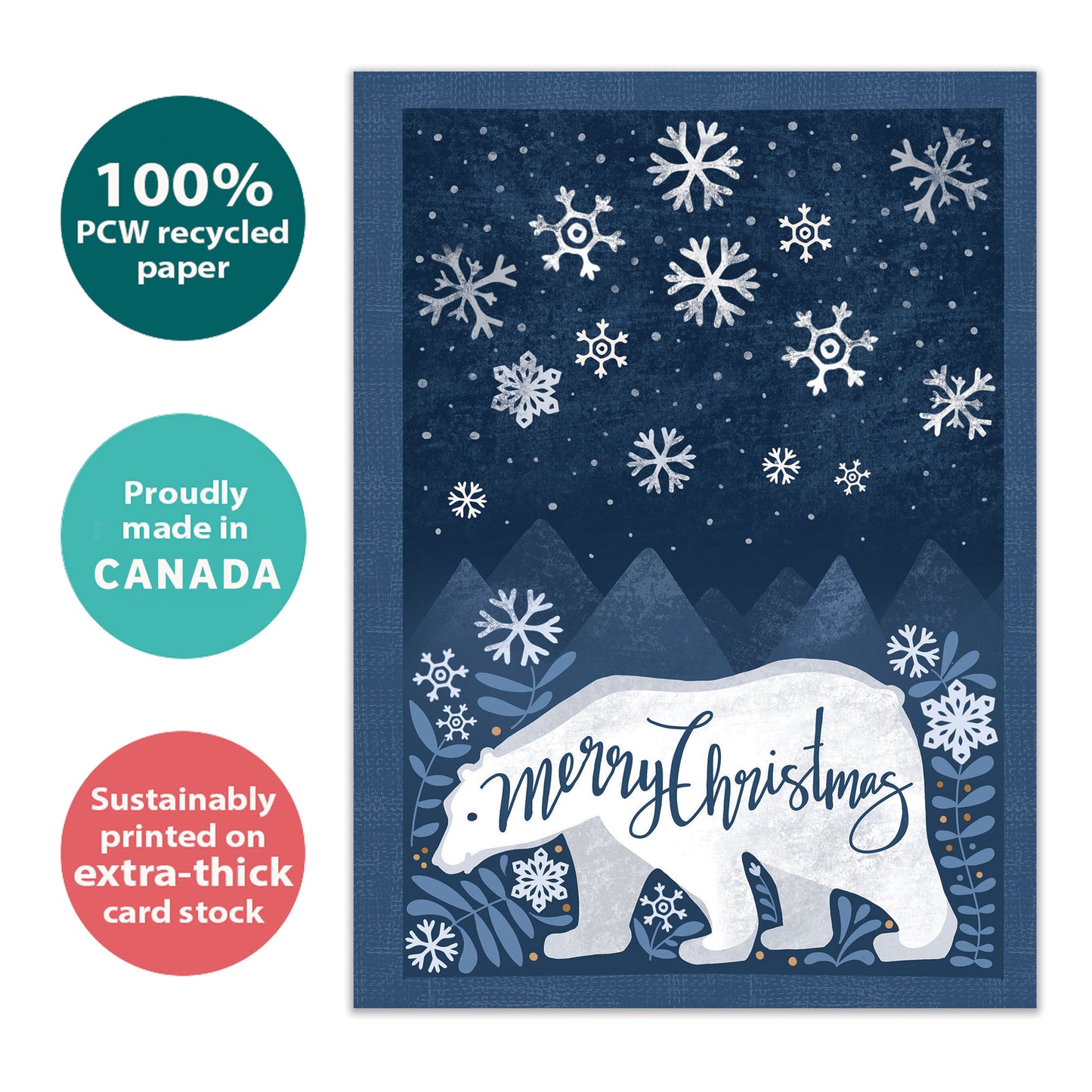 Sweet Polar Wishes Christmas Card