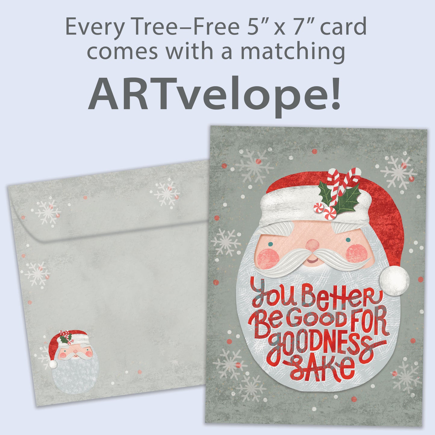 Santa Be Good Christmas Card