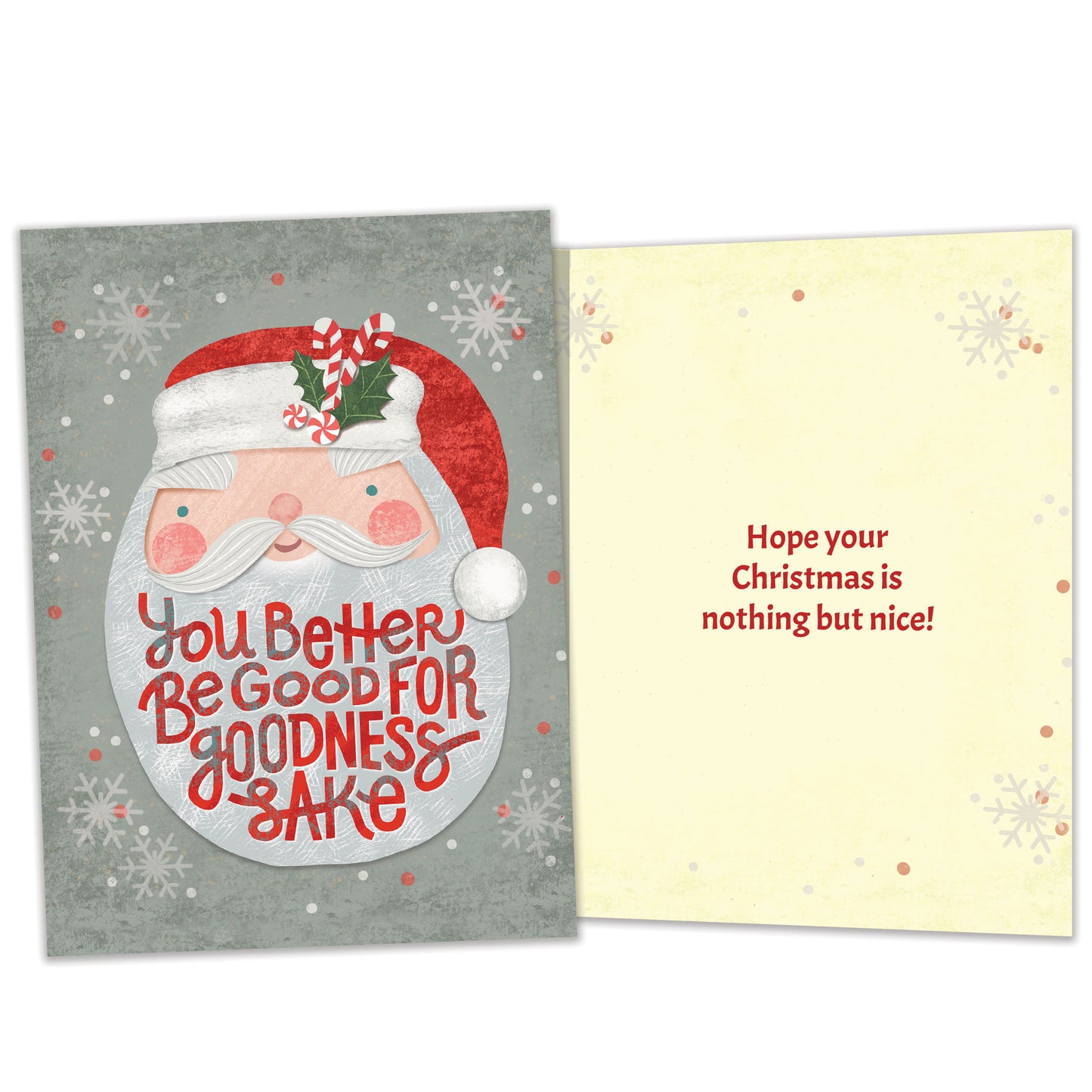 Santa Be Good Christmas Card