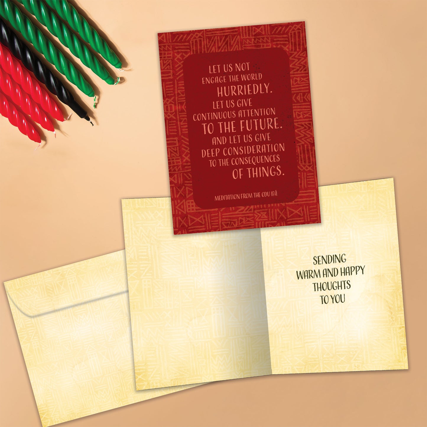 Odu Ifa Meditation Kwanzaa Card