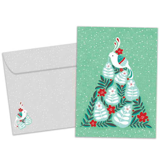Partridge Blessings Christmas Card