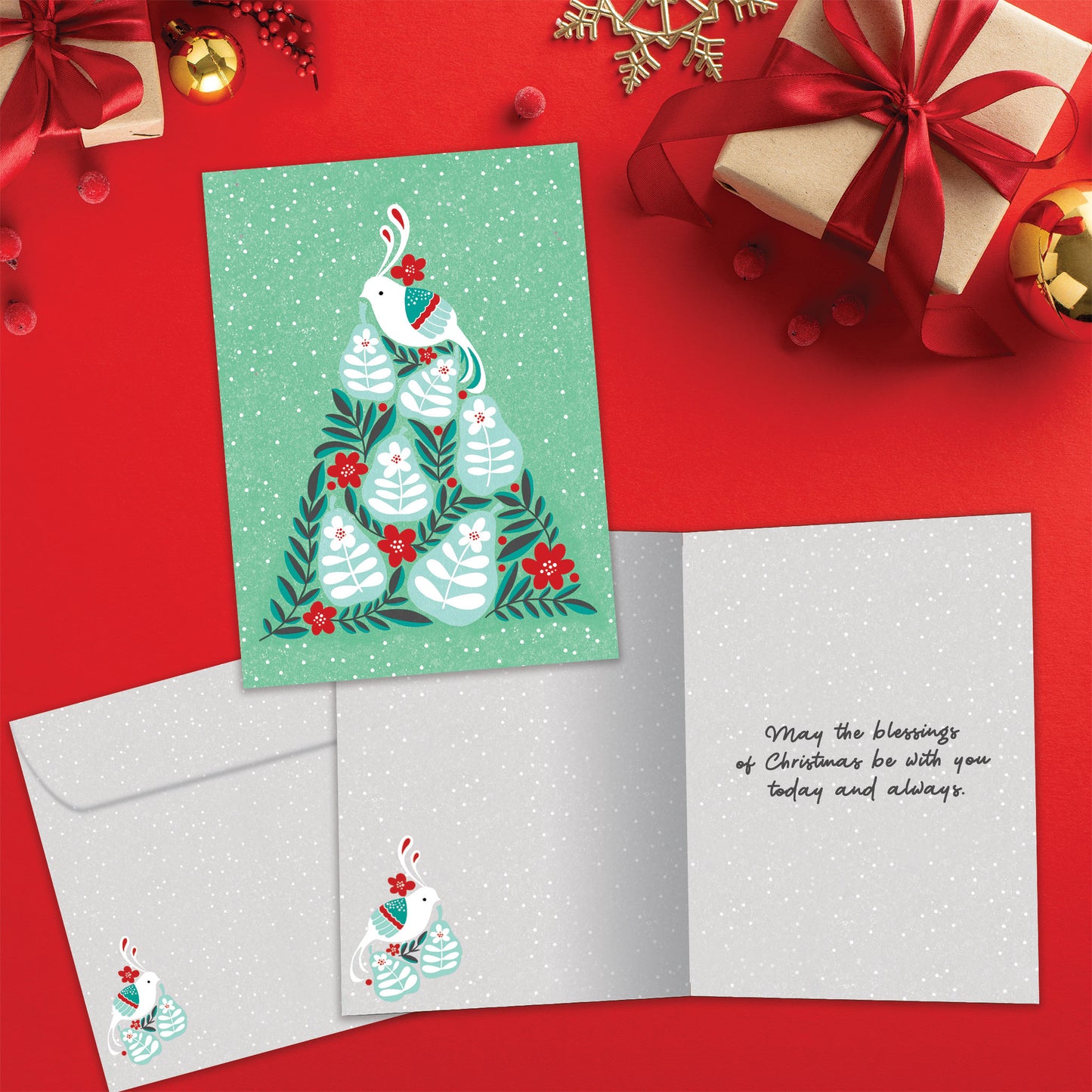 Partridge Blessings Christmas Card