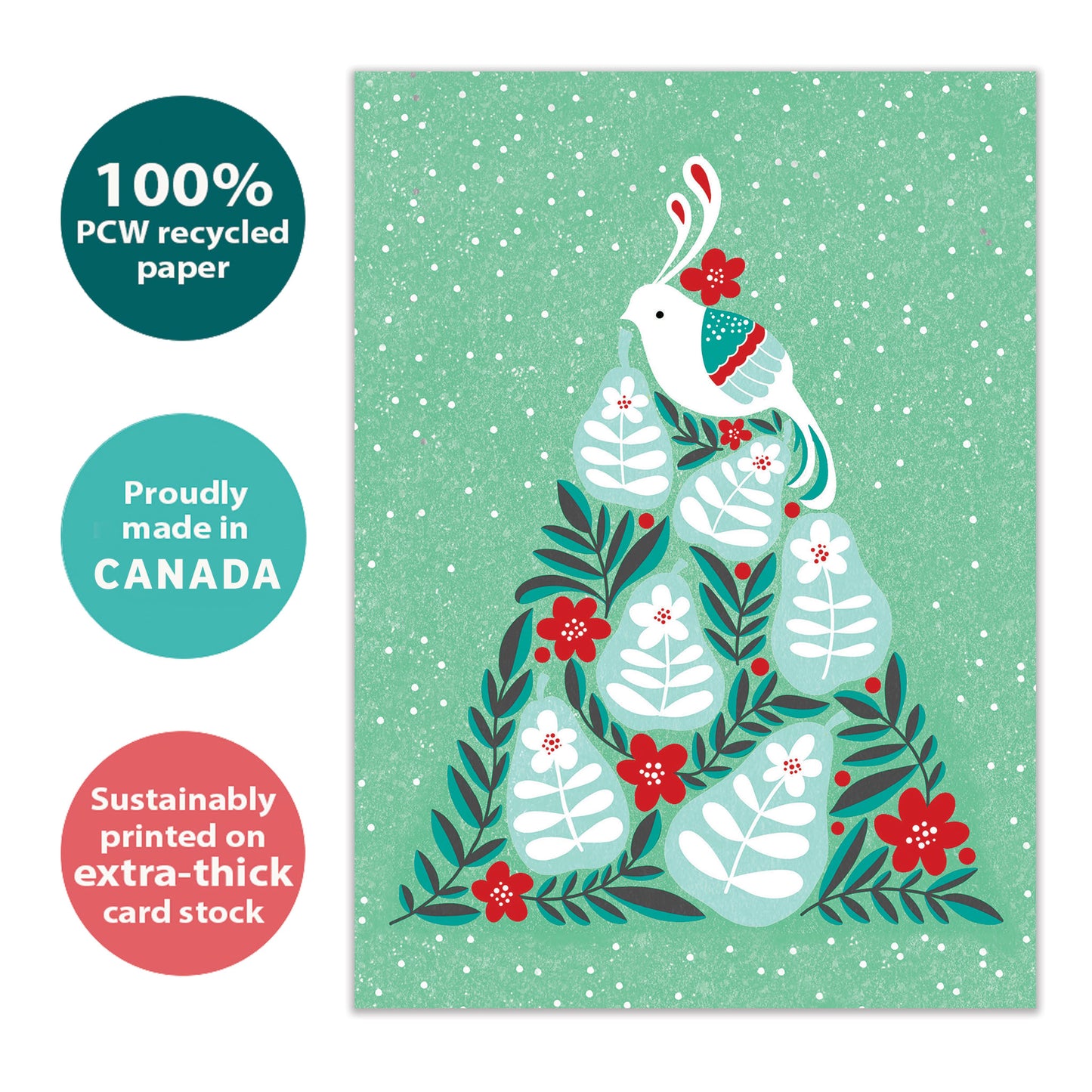 Partridge Blessings Christmas Card