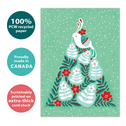 Partridge Blessings Christmas Card