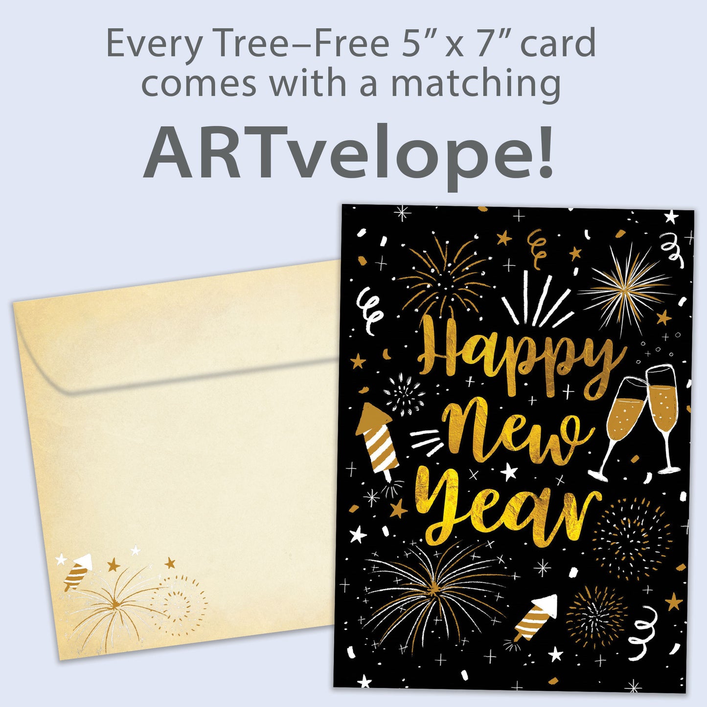 New Year Celebration New Year’s Card