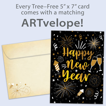 New Year Celebration New Year’s Card