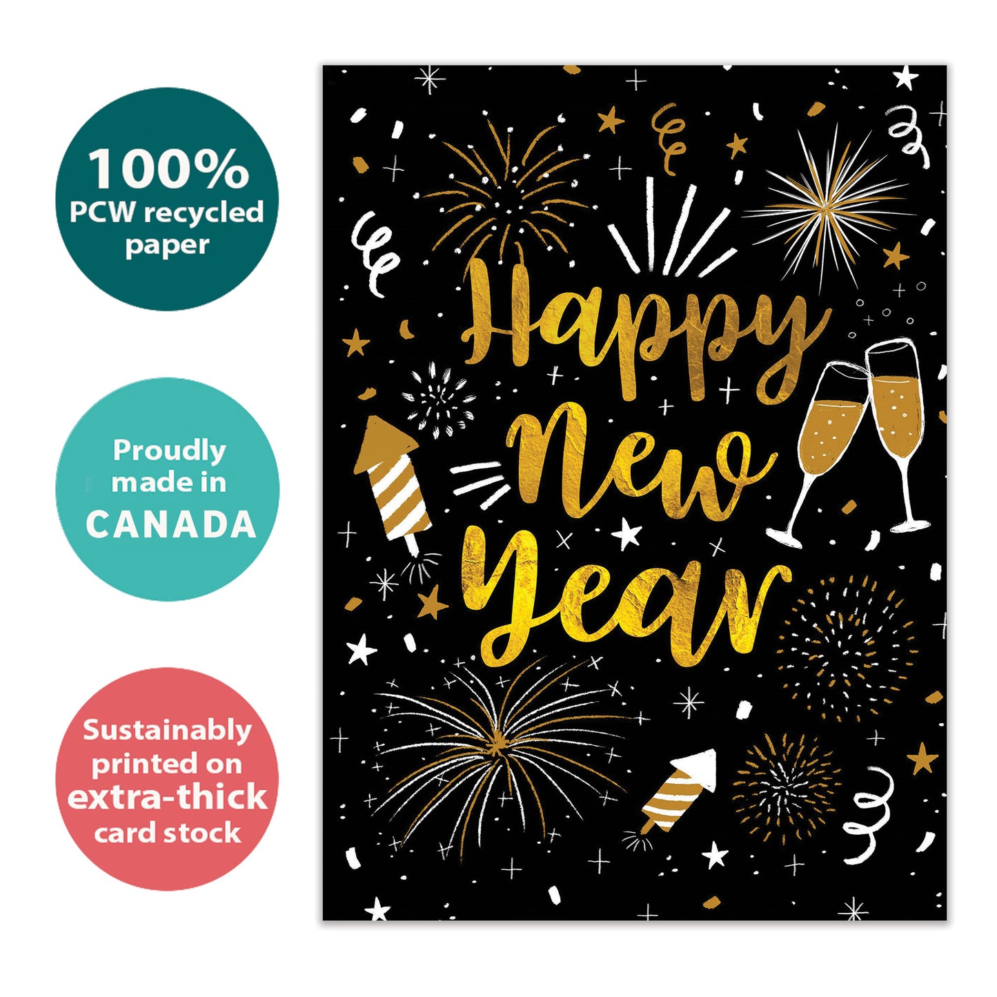 New Year Celebration New Year’s Card