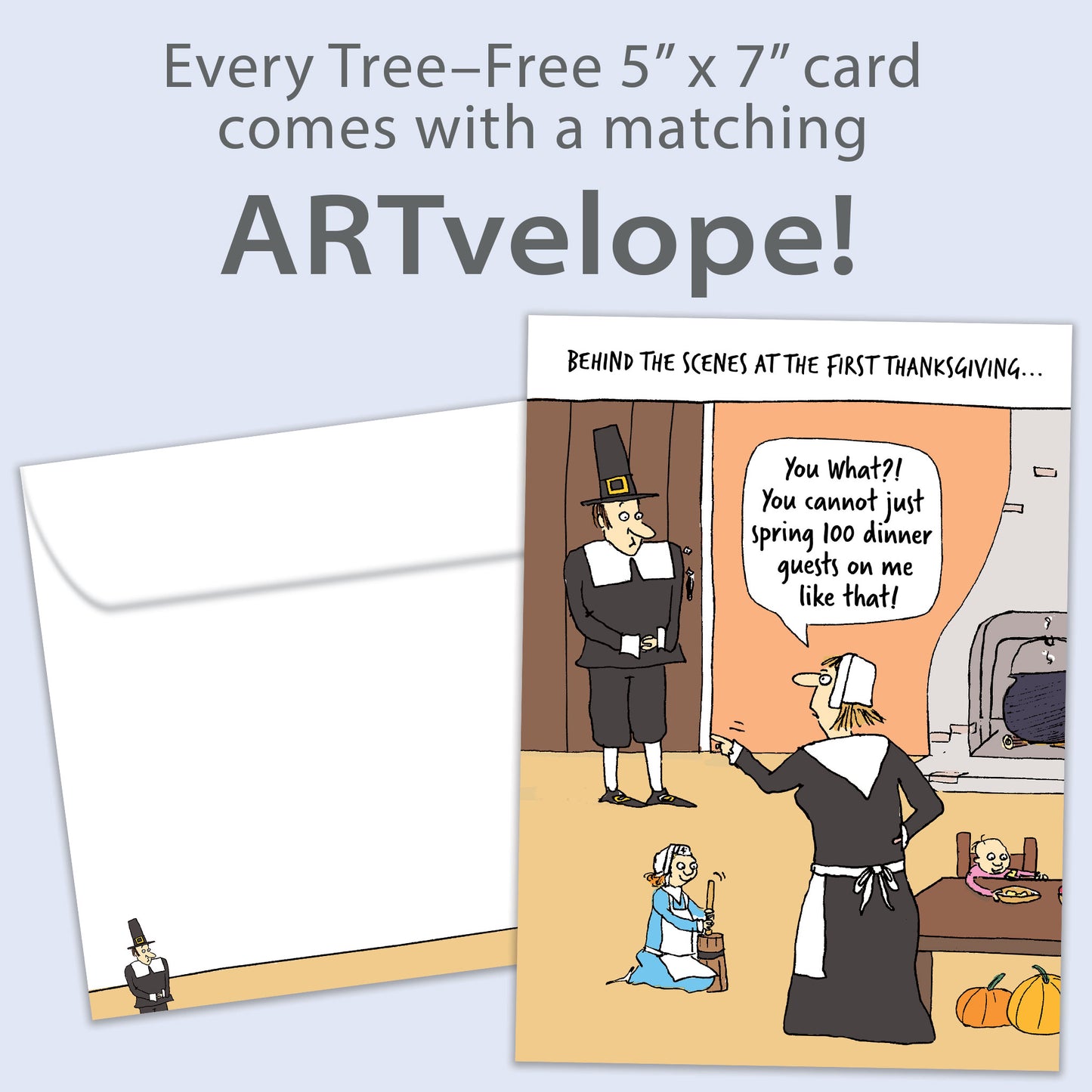 Dinner Guests Thanksgiving Card