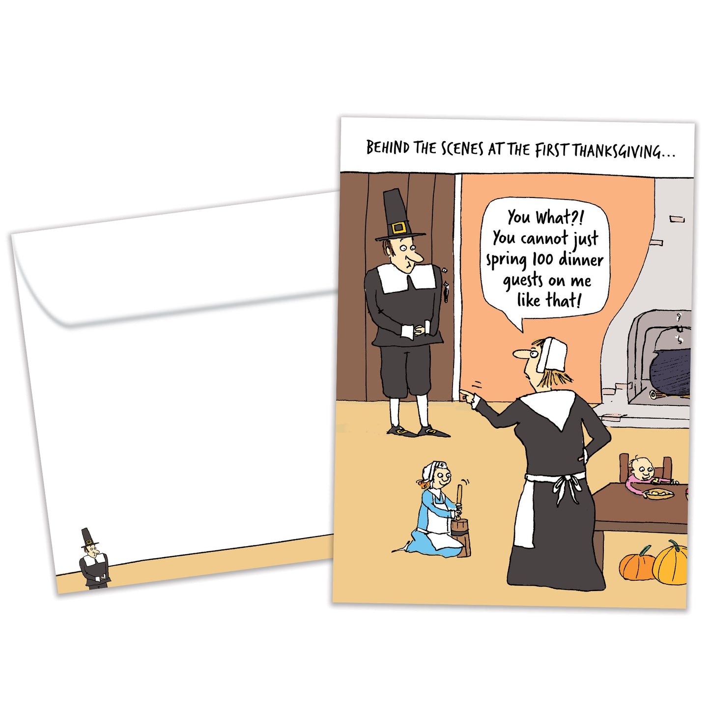 Dinner Guests Thanksgiving Card