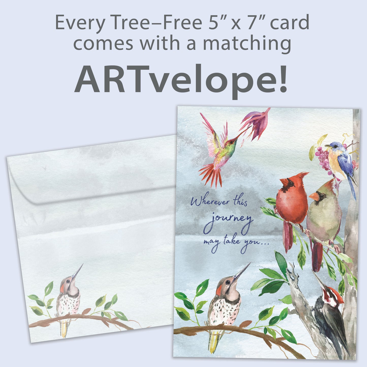 Hummingbird Journey Encouragement Card