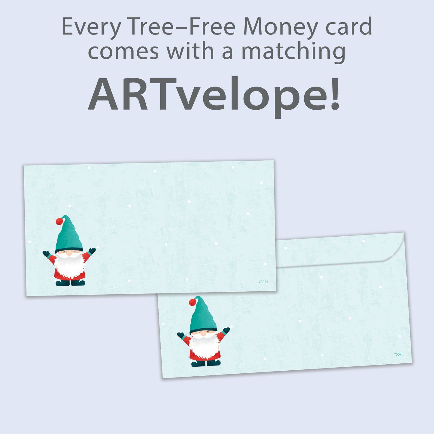 Gnomes Piled High Christmas Money Holder Card