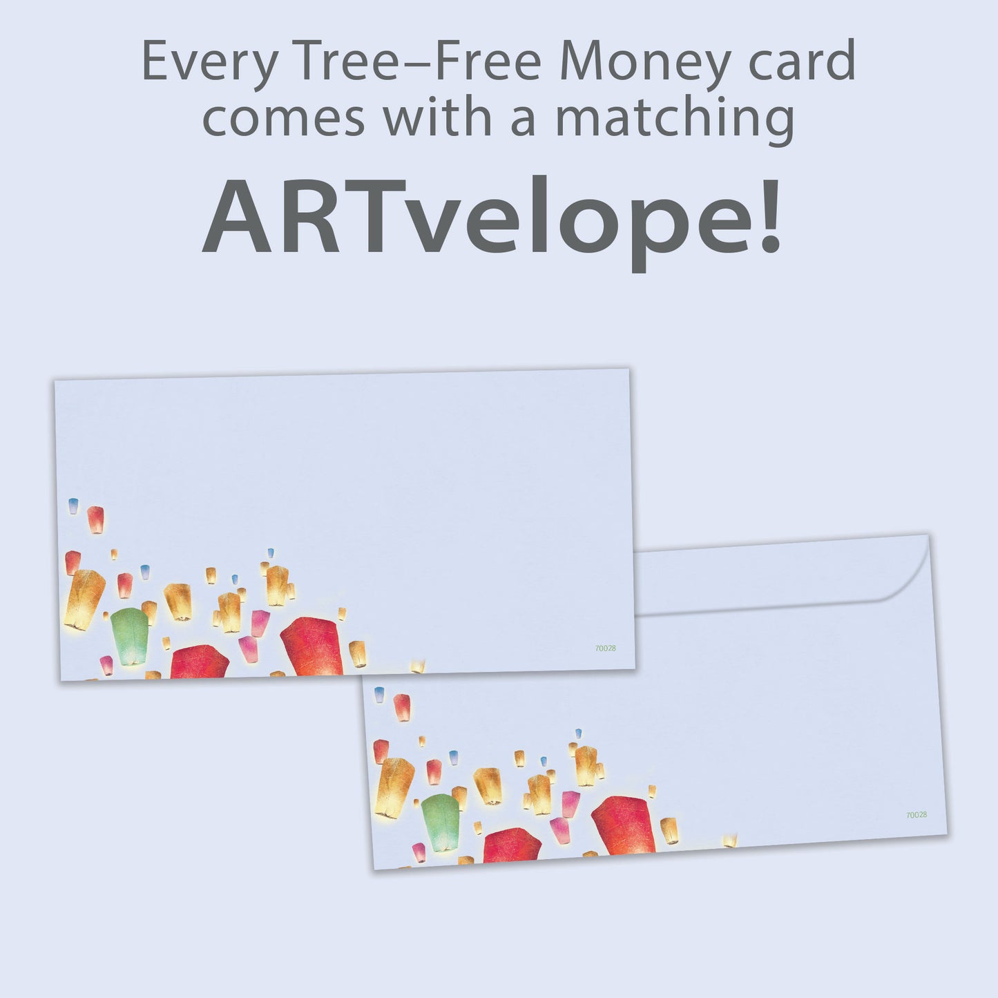 Floating Lights New Year Money Holder Card