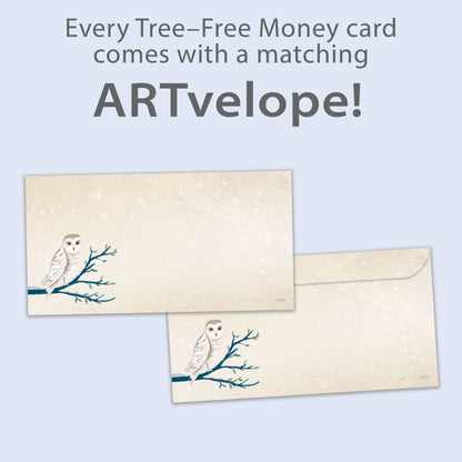 Solstice Owl Money Holder Card